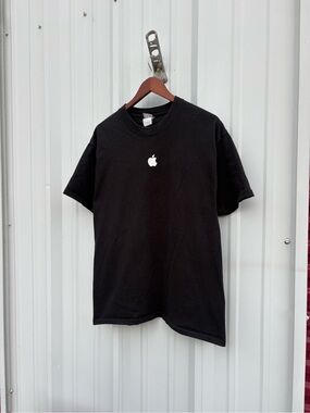 Apple Store Employee T-Shirt Black Medium  Apple Logo Y2K Vintage